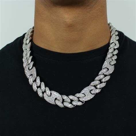 gucci chain white gold